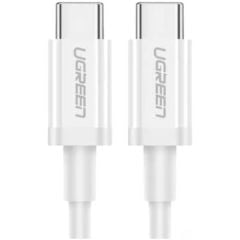 UGREEN USB-C 60W 3A QC PD HIZLI ŞARJ KABLOSU 1 MT BEYAZ 60520