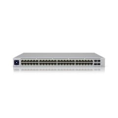 UBNT USW-48-POE 48 PORT GIGABIT + 4X1GB SFP UPLINK L2 195W POE YÖNETİLEBİLİR RACKMOUNT SWITCH