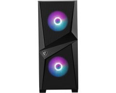 MSI MAG FORGE 100R TEMPERLI CAM 1X120MM ARGB PSU YOK GAMING SİYAH KASA
