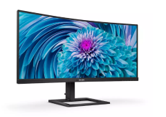 34 PHILIPS 346E2CUAE/00 4MS 100MHZ 1XHDMI 1XDP WQHD USB-C HOPARLÖR YÜKSEKLİK AYARI CURVED VESA SİYAH
