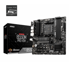 MSI B550M PRO-VDH DDR4 4400MHZ 1XVGA 1XDMI 1XDP 2XM.2 USB 3.2 MATX AM4 (AMD 5000 VE 3000 SERİSİ İŞLEMCİ UYUMLU)